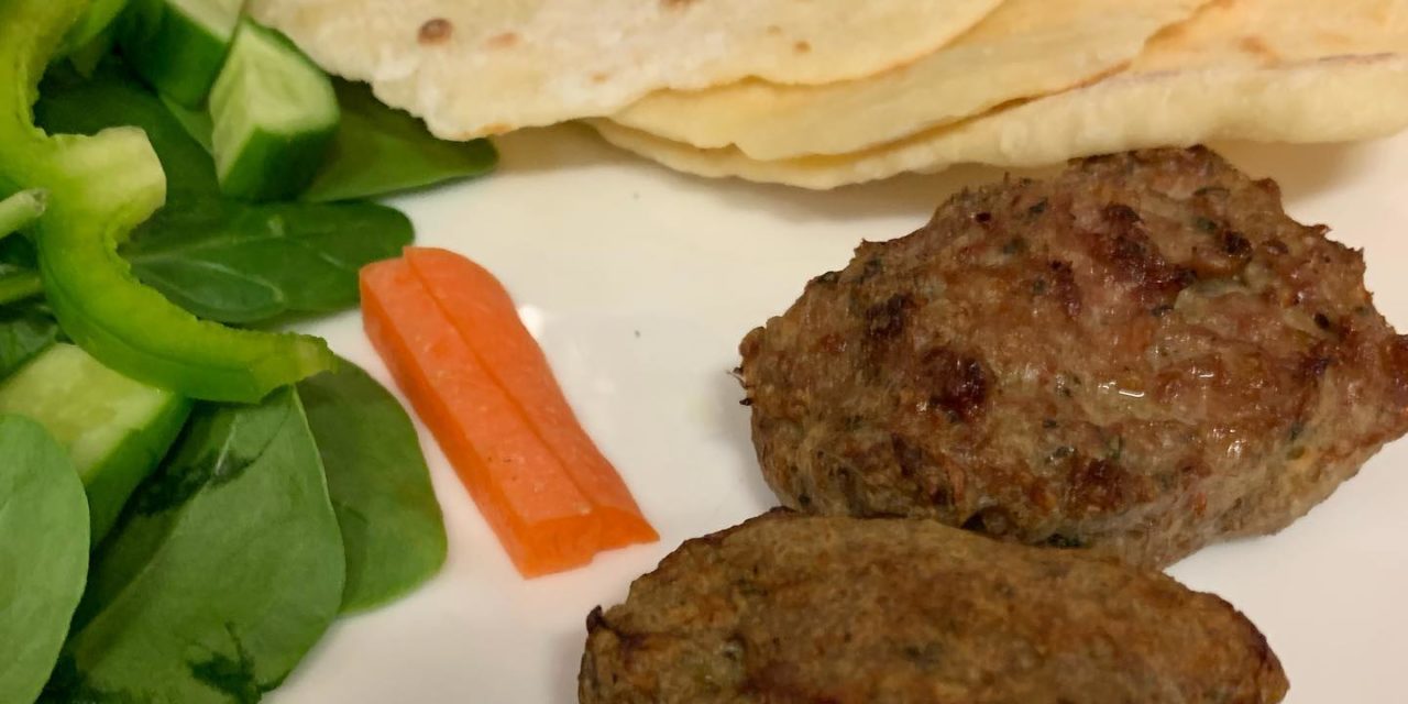 Lamb Koftas with Flatbreads