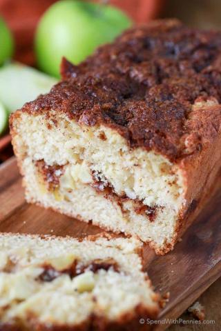 Warm Apple Pie Bread