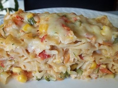 Chicken and Vegetable Pasta Bake