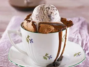 Chocolate Almond Souffles