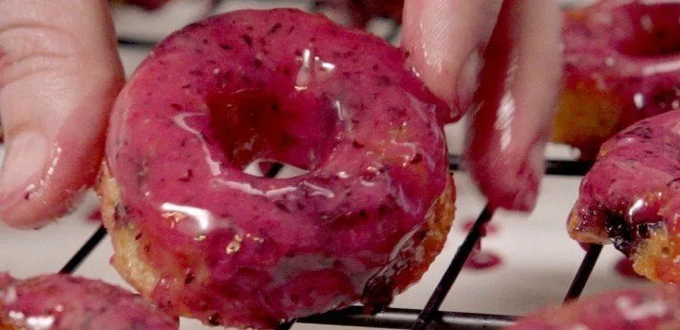 Blueberry Mini Donuts