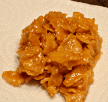 Peanut Butter Cornflake Treats
