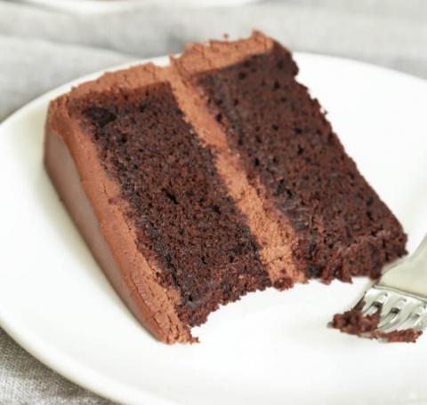 Eggless Chocolate Cake Recipe (Soft and Moist)
