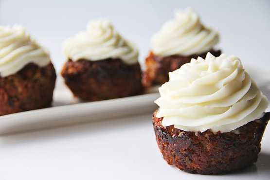Meatloaf Cupcakes with Mashed Potato