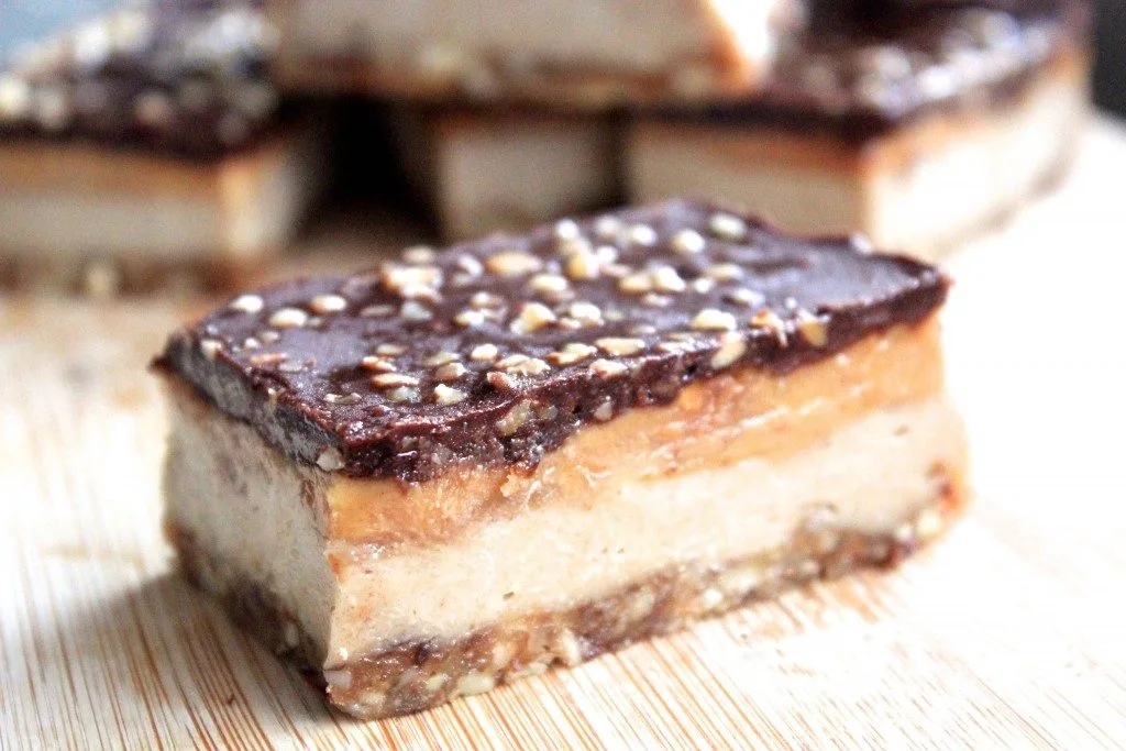 Salted Caramel & Peanut Butter Slice