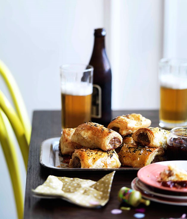 Bangalow Pork Sausage Rolls with Caramelised Apple and Thyme