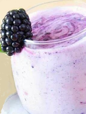 Blackberry and Banana Smoothie