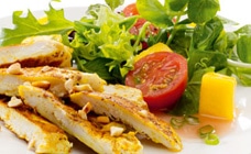 Grilled Chicken and Mango Salad with Sesame Vinaigrette