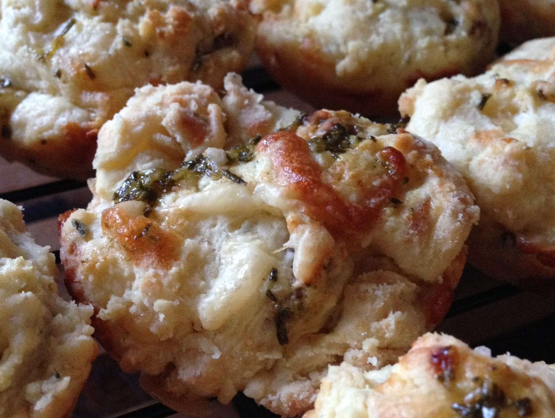 Rosemary, Cheddar and Pecan Damper Muffins