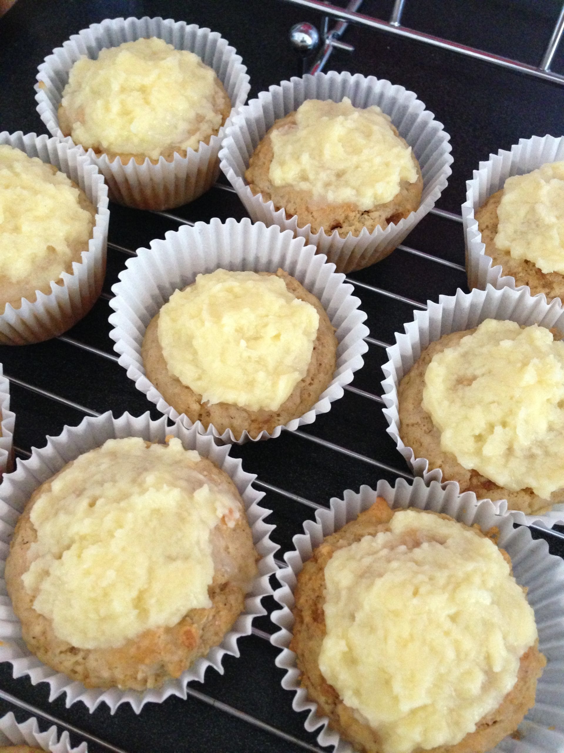 Banana Cupcakes with Lemon Butter Frosting