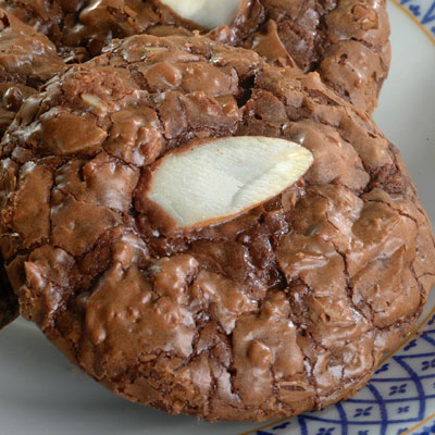 Chocolate & Almond Cookies