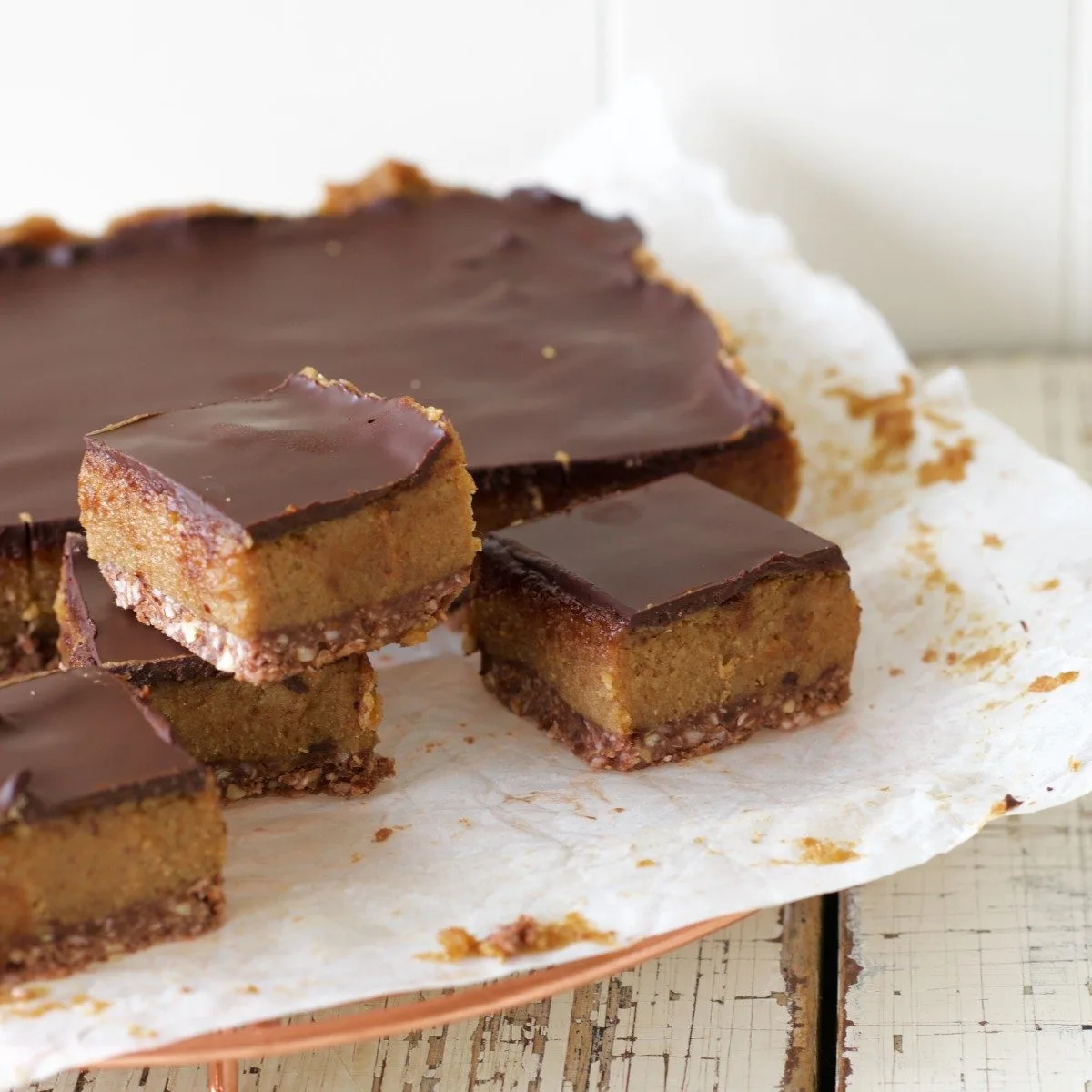 Cashew Caramel Slice