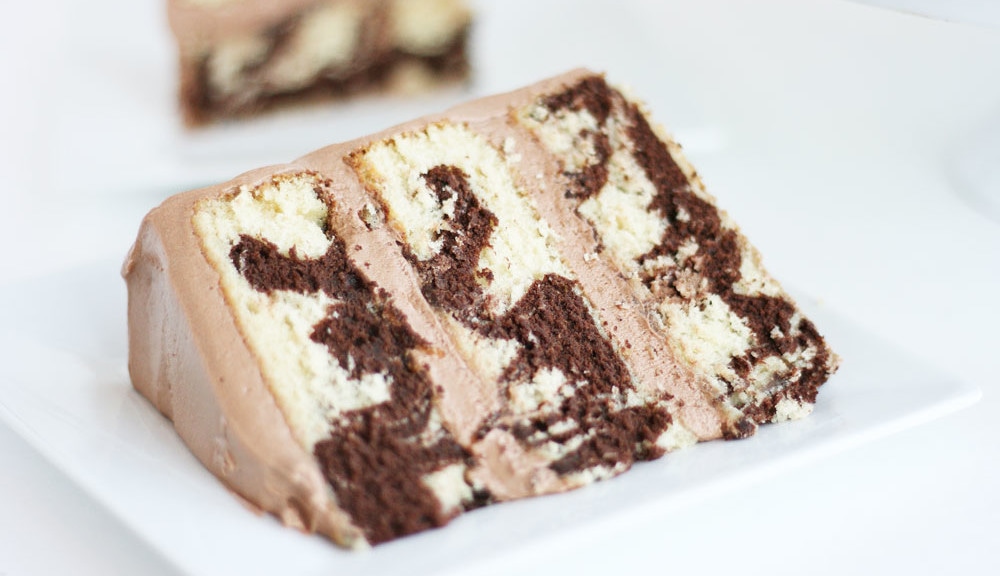 Triple Chocolate Marble Cake - Sam's Kitchen