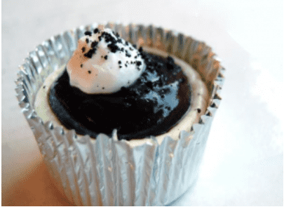Mini Chocolate Pudding Oreo Cheesecakes