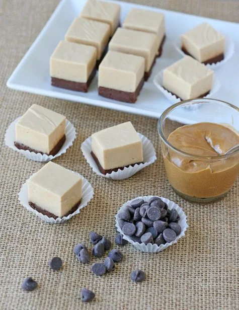 Chocolate and Peanut Butter Fudge