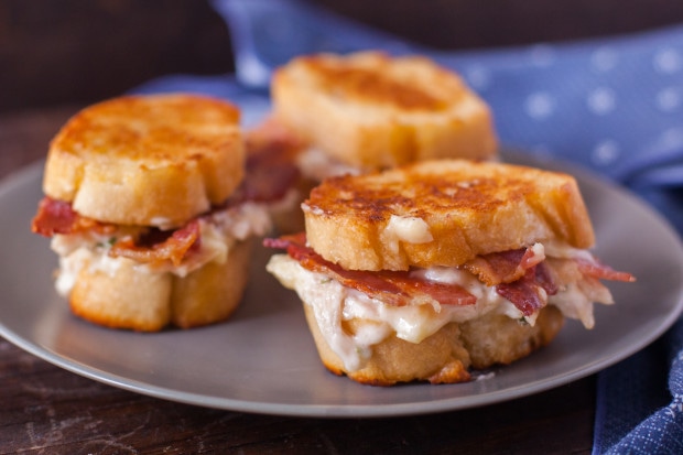 Chicken and Bacon Pan-Fried Sandwich