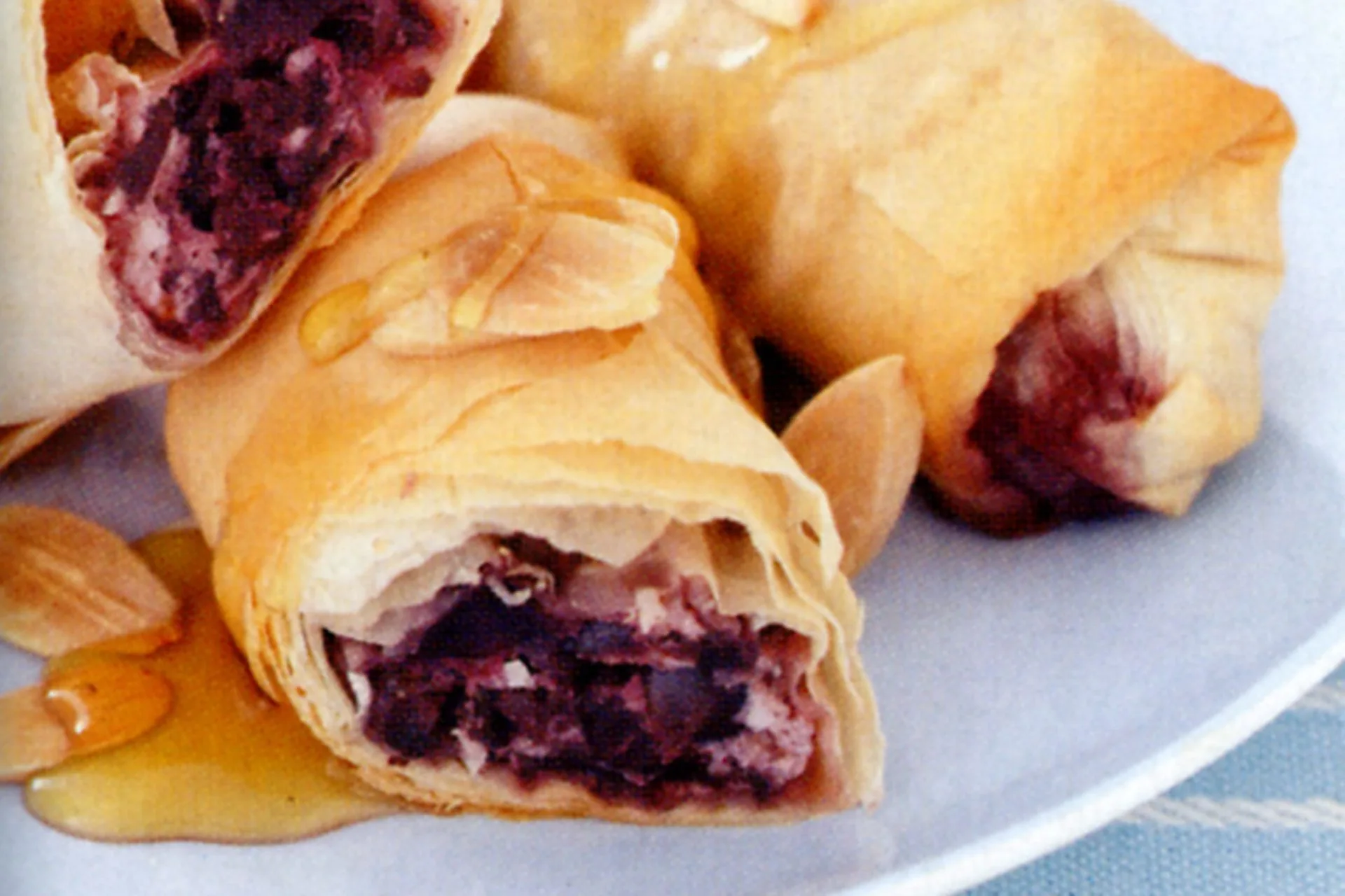 Cherry and Ricotta Strudel