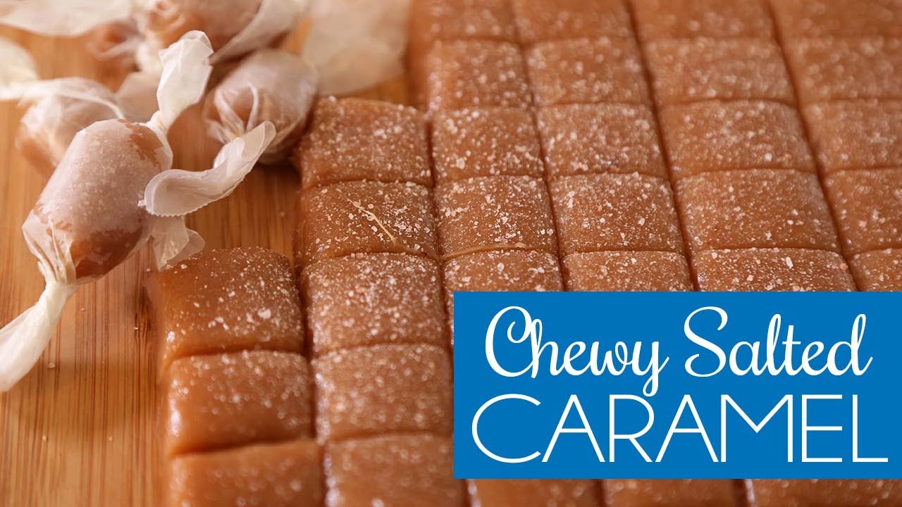 Chewy Salted Caramels