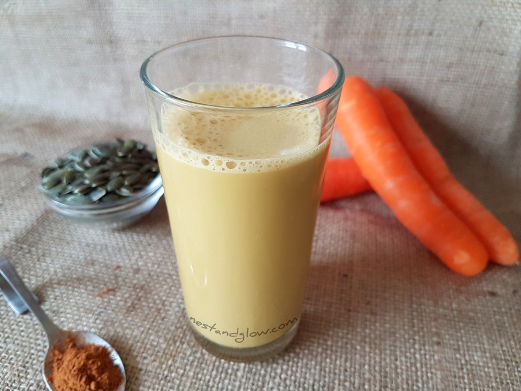 Pumpkin Seed Carrot Ginger Milk Recipe