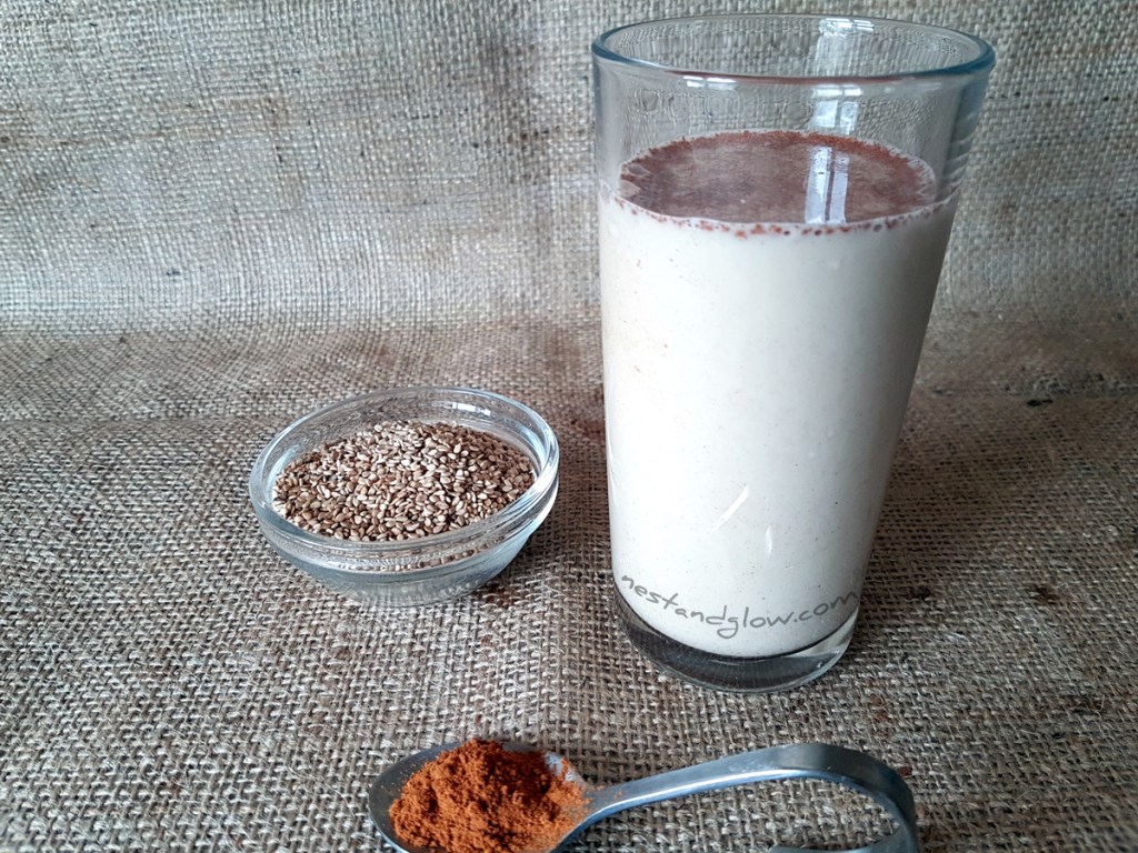 Sesame Seed Cinnamon Milk Recipe
