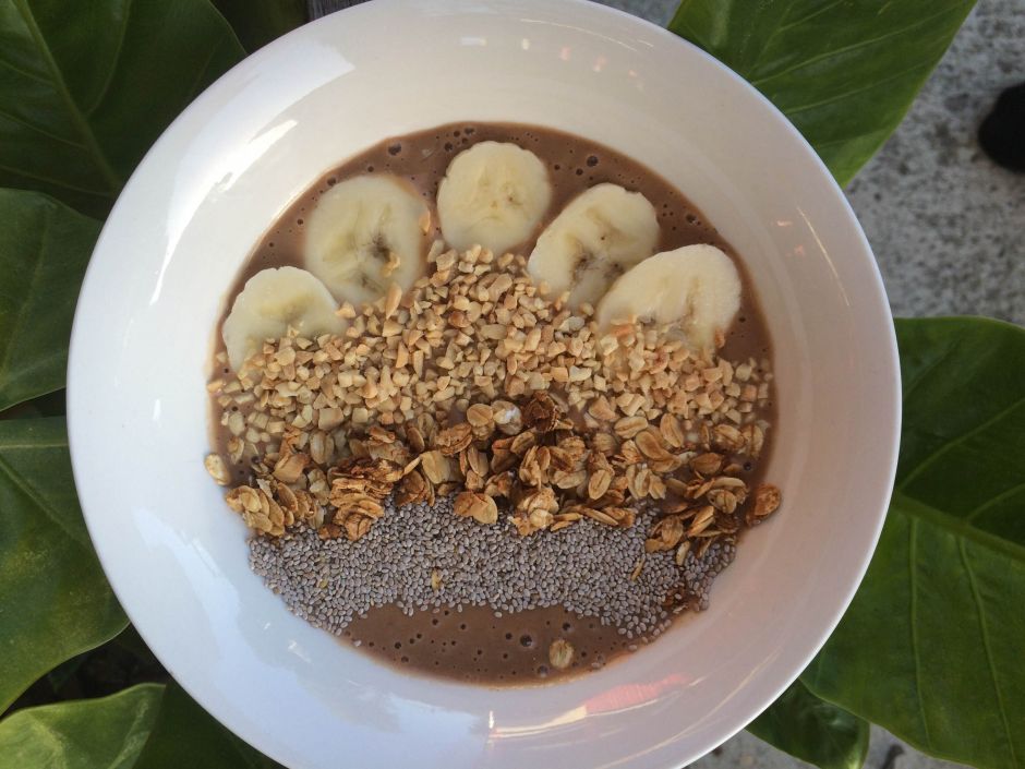 Sneaky Snickers Smoothie Bowl