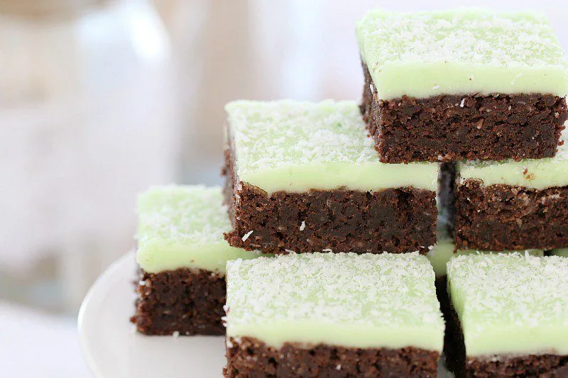 Chocolate Mint Slice