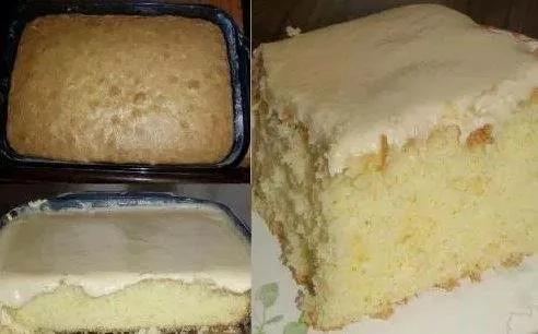 Granny’s Old Fashioned Butter Cake with Butter Cream Frosting