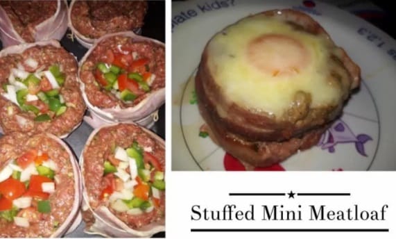 Stuffed Mini Meatloaf