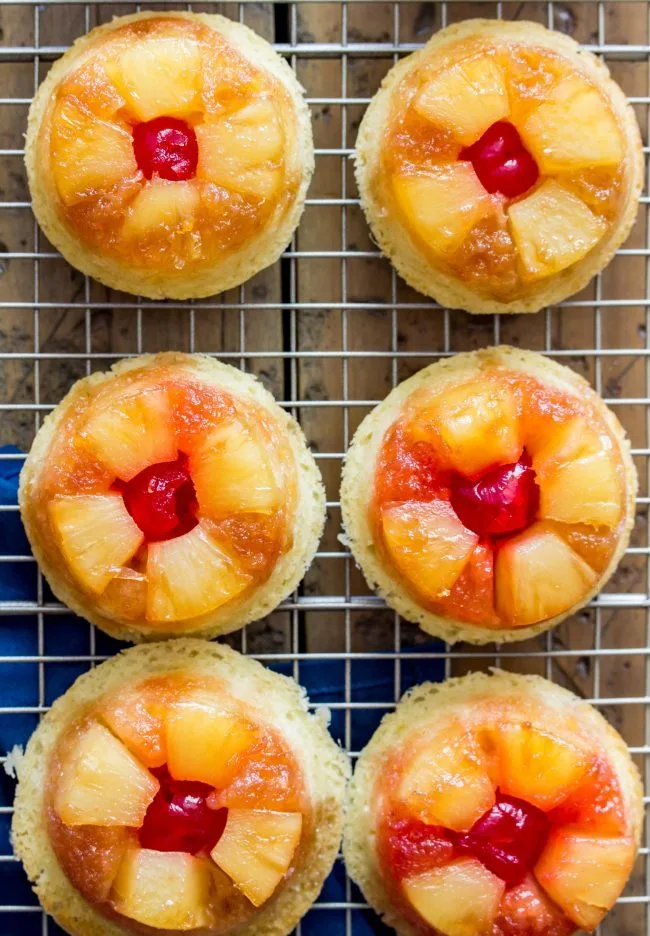 Pineapple Upside Down Cupcakes