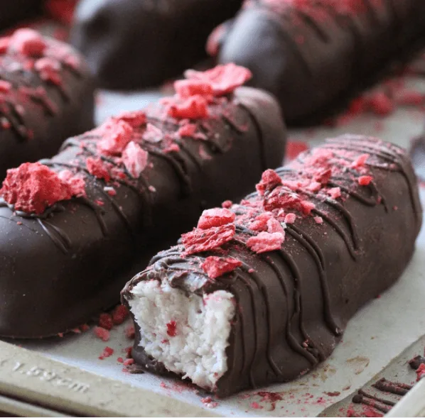 Healthy Strawberry Chocolate Bars