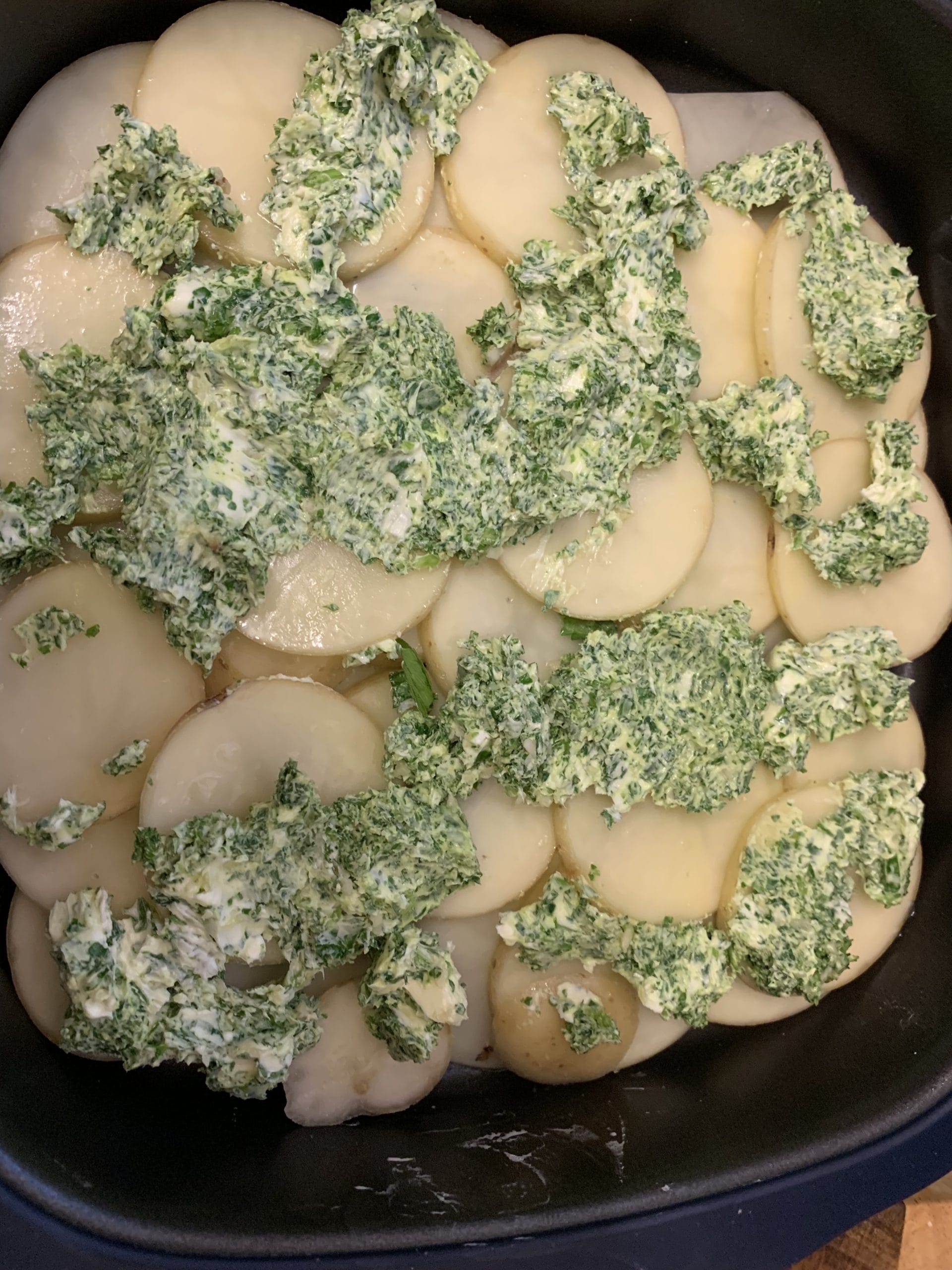 Garlic Butter Grilled Potatoes