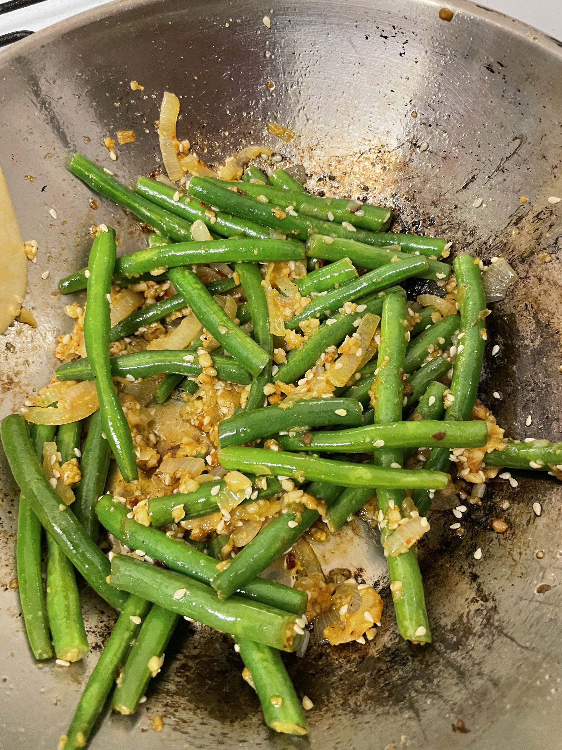 Chilli Garlic Green Beans Sam's Kitchen