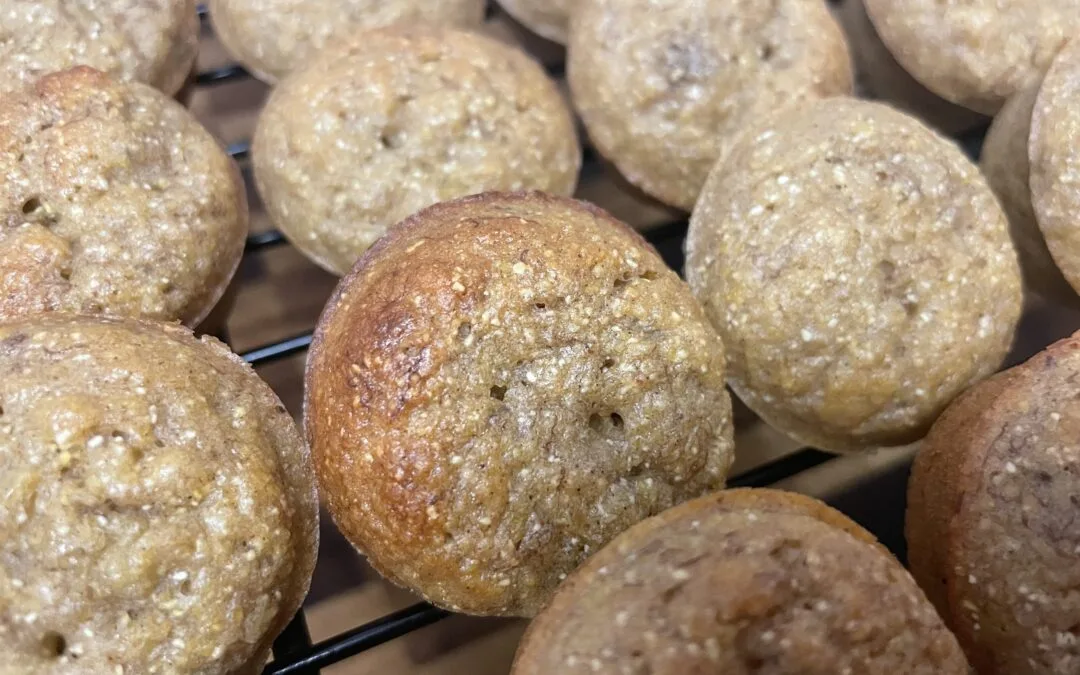 Mini Banana Bran Muffin