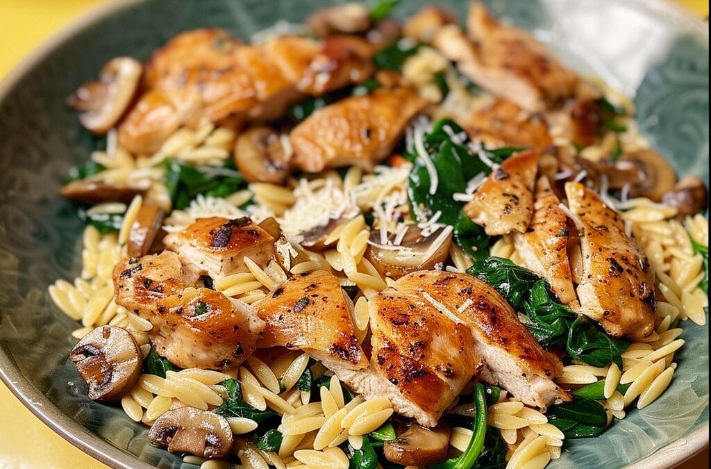 Velvety Lemon Chicken Orzo