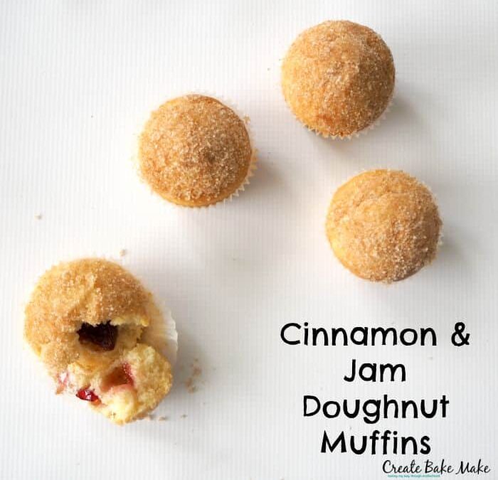 Cinnamon and Jam Doughnut Muffins