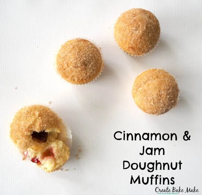 Cinnamon and Jam Doughnut Muffins