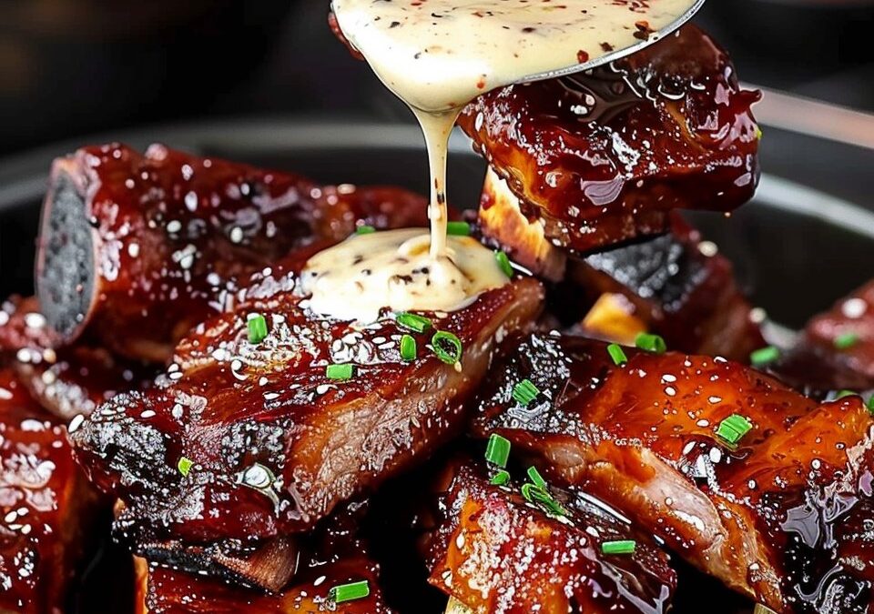 Spicy Korean BBQ Short Ribs with Gochujang Glaze