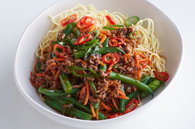 Beef Mince Noodle Stir-Fry