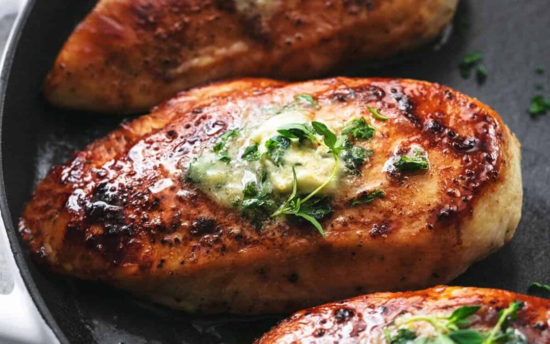 Chicken with Garlic Herb Butter